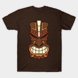 Funny Tribal Tiki Head T-Shirt
